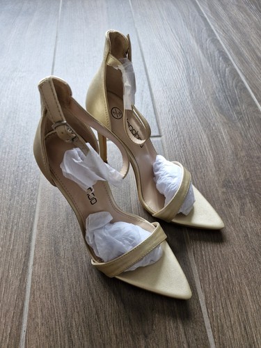 Ladies boohoo gold - boohoo, strappy