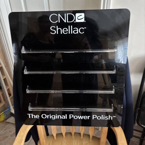 Cnd shellac salon wall display - wall,