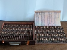 Winding Stems Two Trays in a Box, Large Lot of New Old Stock Parts, Watchmaker