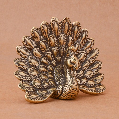 Peacock statue miniatures - peacock, home