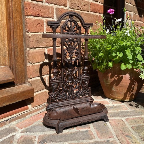Umbrella stand cast iron - cast,