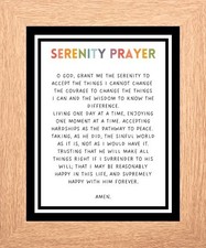 THE SERENITY PRAYER - THE LONG