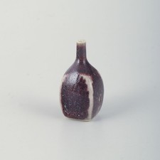 Attributed to Stig Lindberg, Gustavsberg Studio. Miniature stoneware vase.