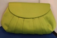 Hobbs lime green cute clutch bag