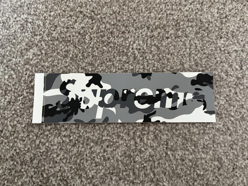 Supreme fw20 snow camo - snow, box
