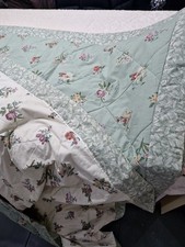 Quilted throw shabby chic - throw,