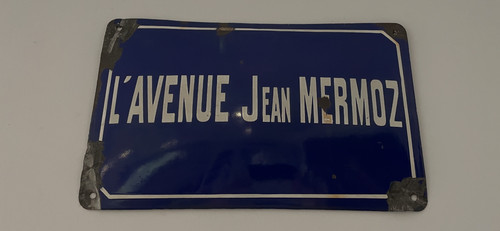 Original enamel street sign - street,