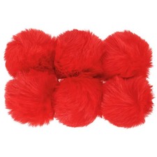 6 Pcs Fluffy Soft Faux Fur