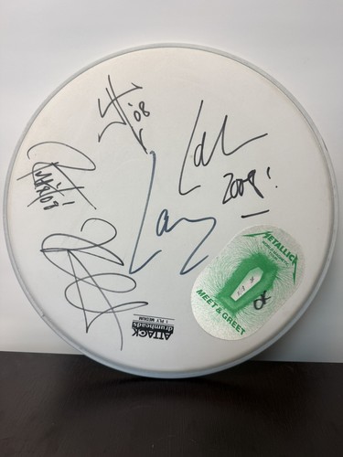 Metallica signed attack - metallica,