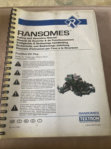 Ransomes frontline 951 plus - frontline,