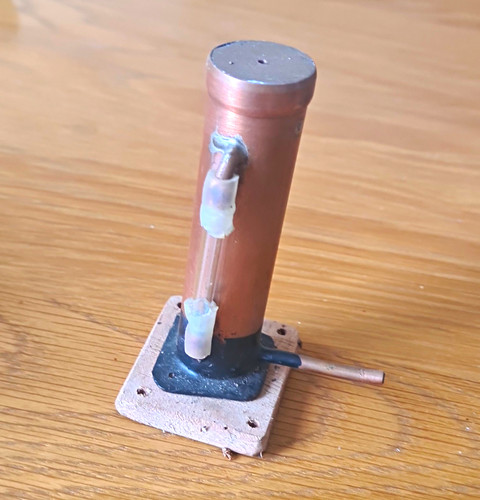 Live steam copper boiler unit - steam,