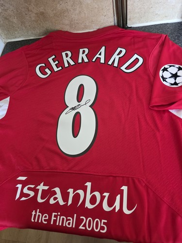Steven gerrard signed - gerrard,