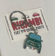 Classic Fiat 500 Key Ring New