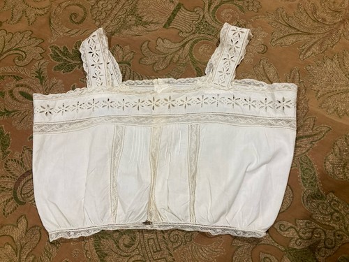 Antique edwardian corset cover - corset,