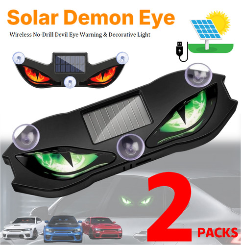 2pcs solar demon - demon, led