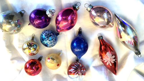 Vintage mercury glass - mercury,