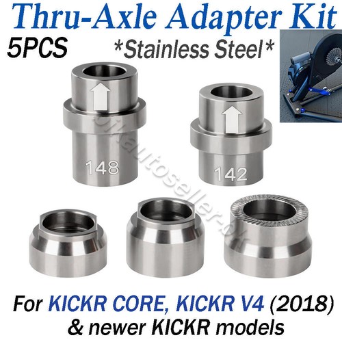 Bike trainer thru - bike, adapter