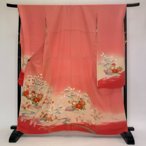 Japanese kimono furisode - japanese, pink