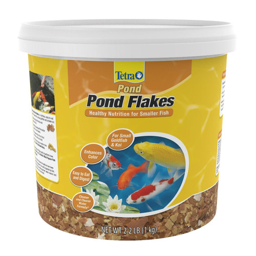 Pond flakes fish food - flakes,