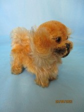 Vintage Early 1960's Miniature Steiff Peky Swivel Head Pekinese Dog