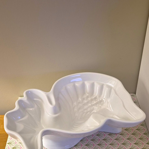 Vintage white ceramic - white,