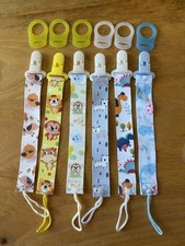 6-Pack Baby Dummy Clips