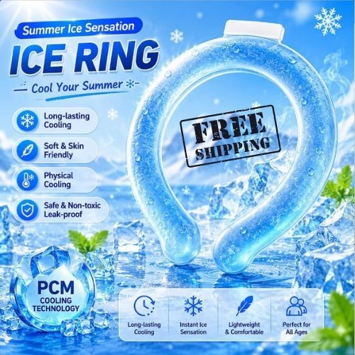 Neck cooling ring cool tube - ring,