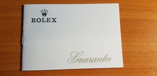 Rolex vintage Guarante Booklet