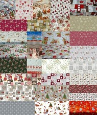 CHRISTMAS TRADITIONAL VINTAGE PVC PLASTIC VINYL TABLE CLOTHS PLAIN PRINT PARTY