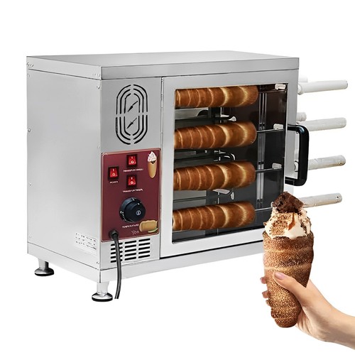 Chimney cake roll oven - roll, make