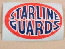 STARLINE GUARDS  Sticker 72mm x 47mm (Speedway / Grasstrack)