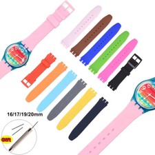 For Swatch Silicone Watch Band