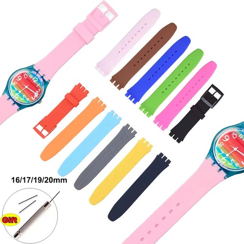 For swatch silicone watch band - for,