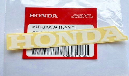 Honda mark 110mm white - white, decal