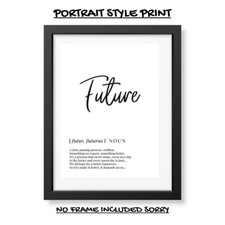 FUTURE QUOTE  A4 PRINT