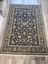 Vintage Hand-made Wool Rug |traditional Persian| Natural Plant Dyes 210 x 137 cm