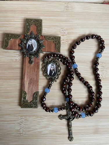 Bernadette wood and glass - and,