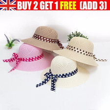 New Ladies Foldable Breathable Hats Women Sun Hat Summer Floppy Beach Wide Brim