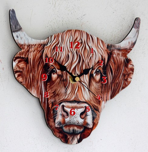 Highland cow shaped wall - shaped,