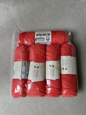 Alpaca Yarn Orange 5x 100g