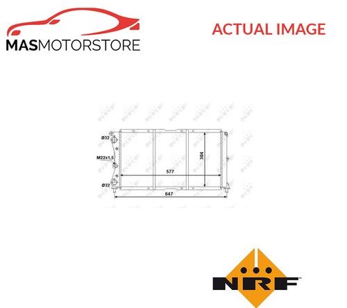 Engine cooling radiator nrf - engine,