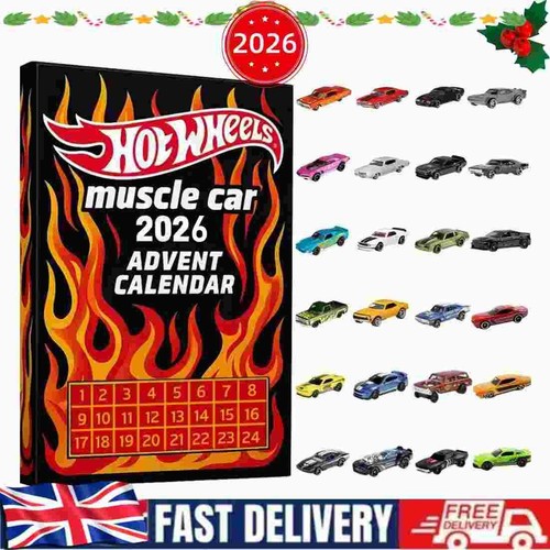 Flat hot wheels muscle toy - 2d,