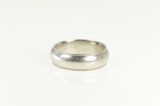 Platinum 6.9mm Milgrain Men's