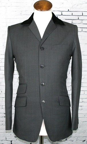 Mod skinhead suit - mod, charcoal