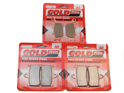 Brake pads front rear - &, for