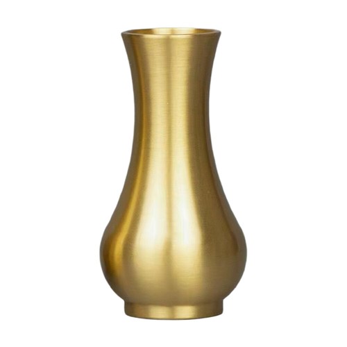 1pc brass small vase desktop - brass,