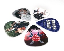 Custom Printed Personalised Guitar Picks Image Photos Birthday Valentines Day