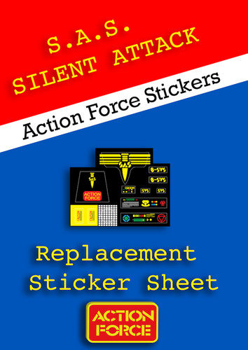 Vintage action force - action, sas