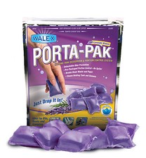 PORTA-PAK  - NEW Lavender Scent !! drop-in sachets (15) Cassette Toilet chemical