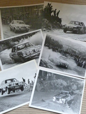 Opel Ascona A rally - 6 original official Hugh Bishop photographs